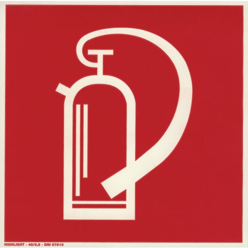 Feuerlöscher-Symbolschilder nachtleuchtend, Feuerlöscherschilder